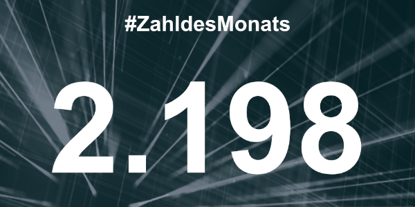 #Zahl des Monats: 2.198