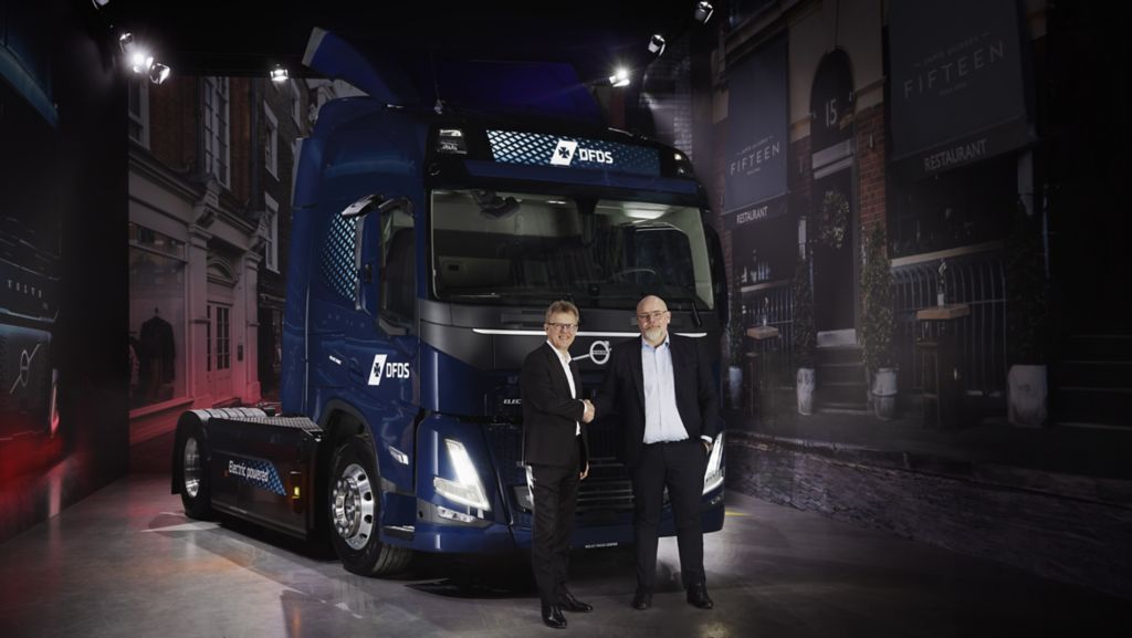 Volvo erhält Auftrag über 100 Elektro-Lkw von DFDS