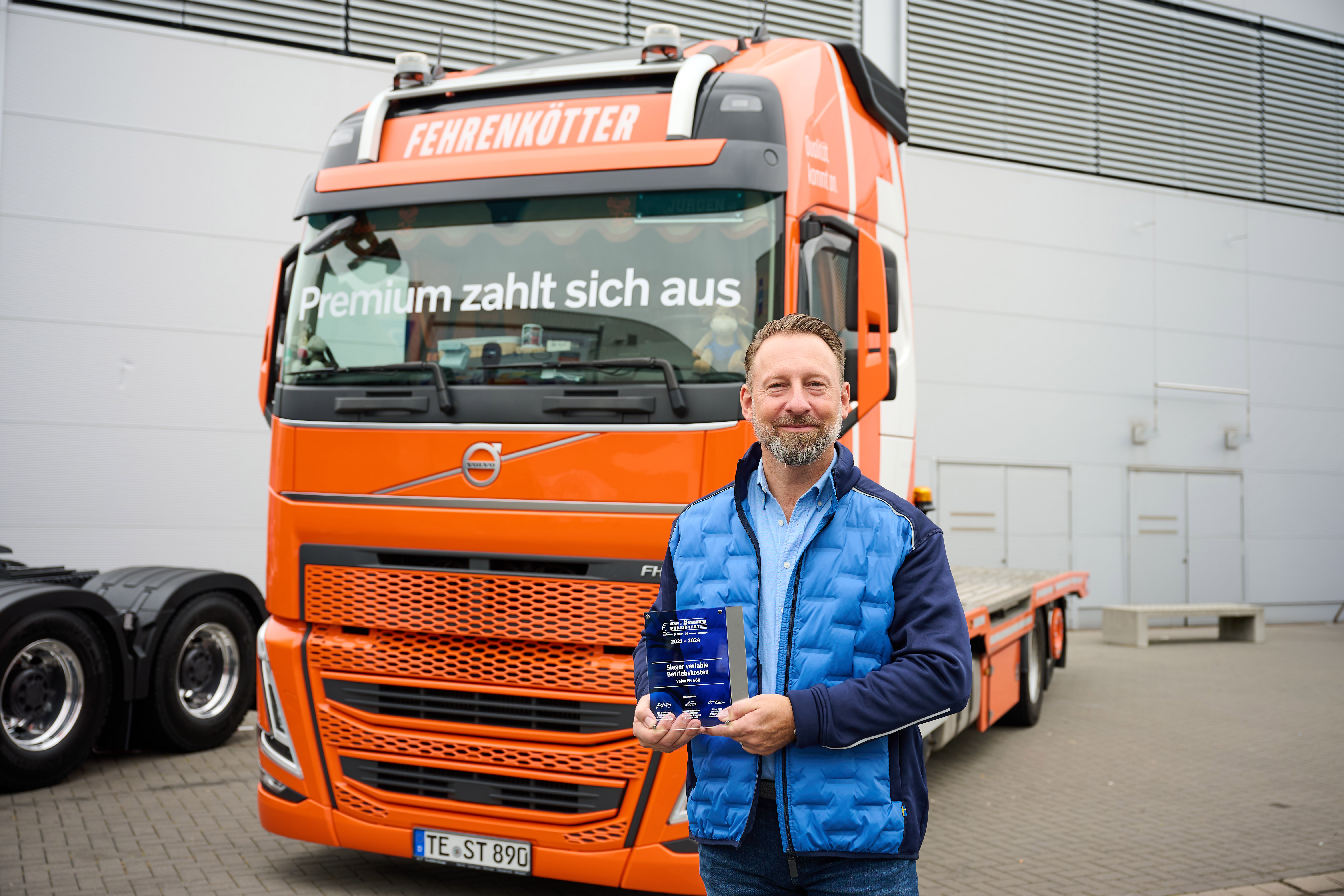 Volvo FH Spitze im Langzeit-Praxistest bei Fehrenkötter