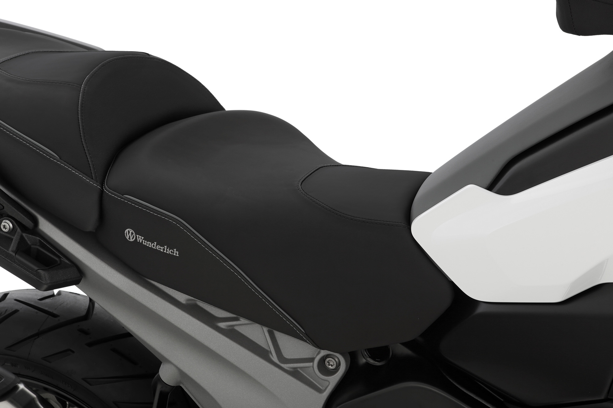 Die Wunderlich AKTIVKOMFORT Fahrersitzbank für die BMW R 1300 GS mit Sitzheizung Smart Plug & Play. Und ThermoPro Technologie