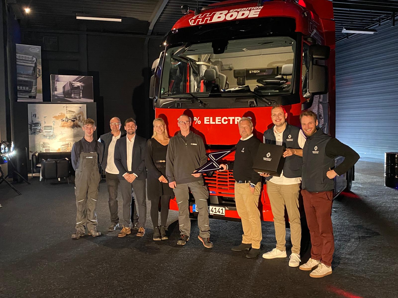 Innovative Logistik: Spedition Bode setzt auf Renault Trucks E-Tech T